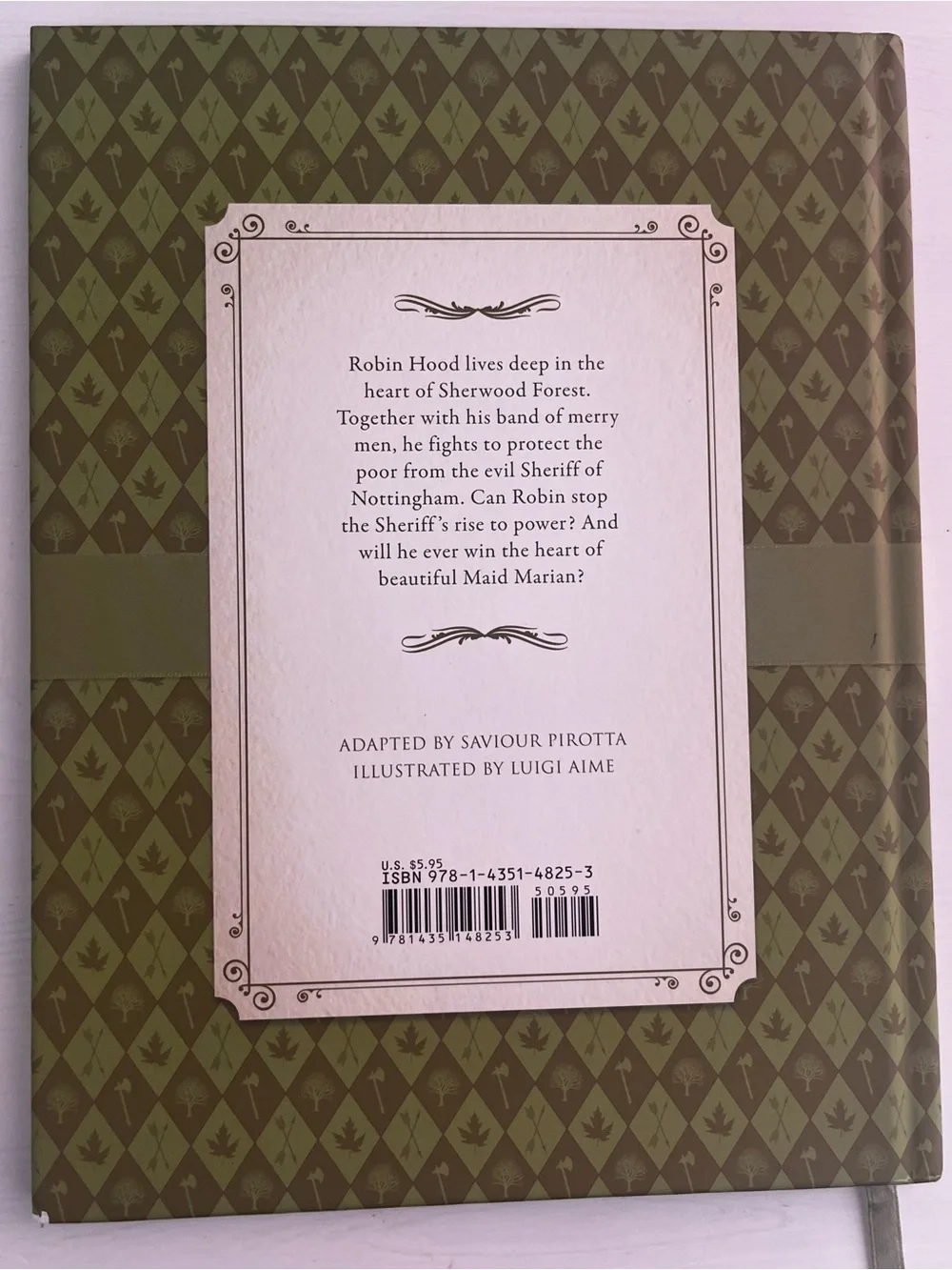 Robin Hood Illustrated Classics Hardcover Children’s Book